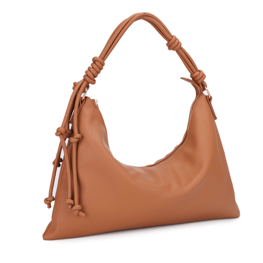 Iris Knotted Handle Shoulder Bag