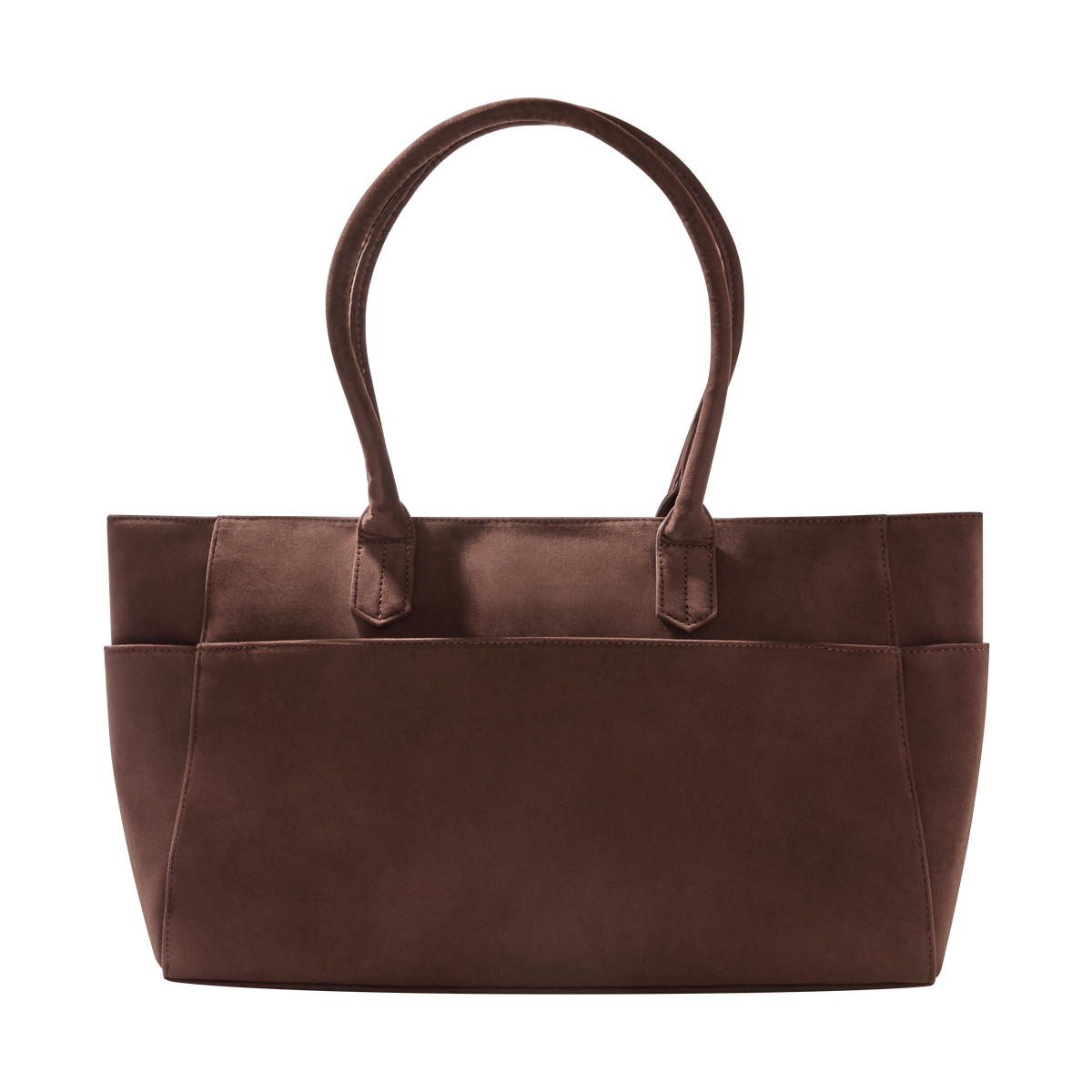 Faux Suede Tote Bag
